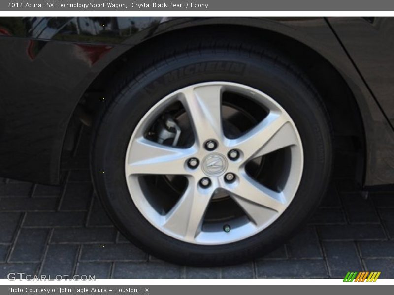 Crystal Black Pearl / Ebony 2012 Acura TSX Technology Sport Wagon