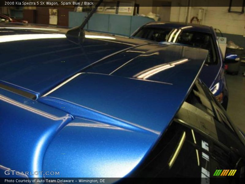 Spark Blue / Black 2008 Kia Spectra 5 SX Wagon