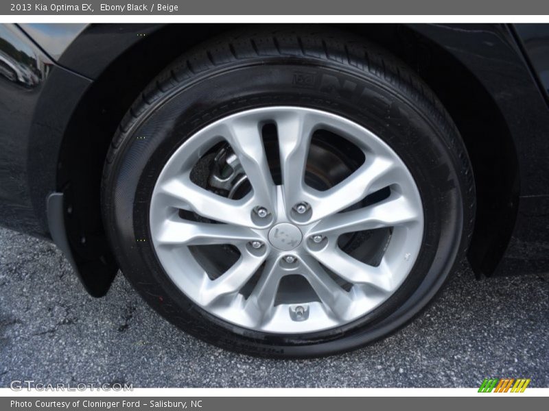 Ebony Black / Beige 2013 Kia Optima EX
