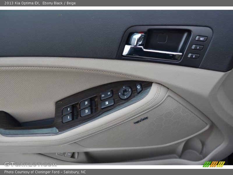 Ebony Black / Beige 2013 Kia Optima EX