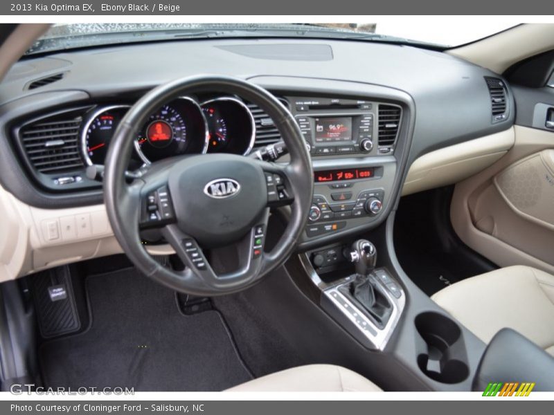 Ebony Black / Beige 2013 Kia Optima EX