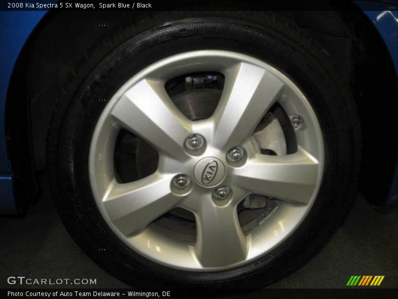Spark Blue / Black 2008 Kia Spectra 5 SX Wagon