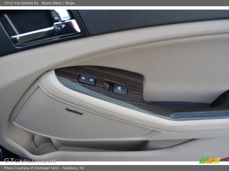 Ebony Black / Beige 2013 Kia Optima EX