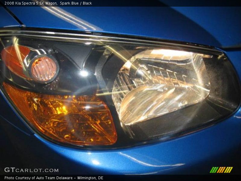 Spark Blue / Black 2008 Kia Spectra 5 SX Wagon