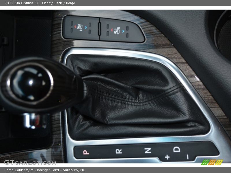 Ebony Black / Beige 2013 Kia Optima EX