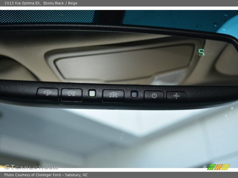 Ebony Black / Beige 2013 Kia Optima EX