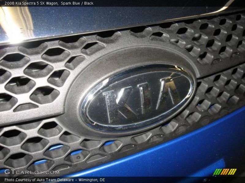 Spark Blue / Black 2008 Kia Spectra 5 SX Wagon