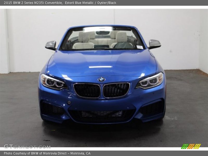 Estoril Blue Metallic / Oyster/Black 2015 BMW 2 Series M235i Convertible