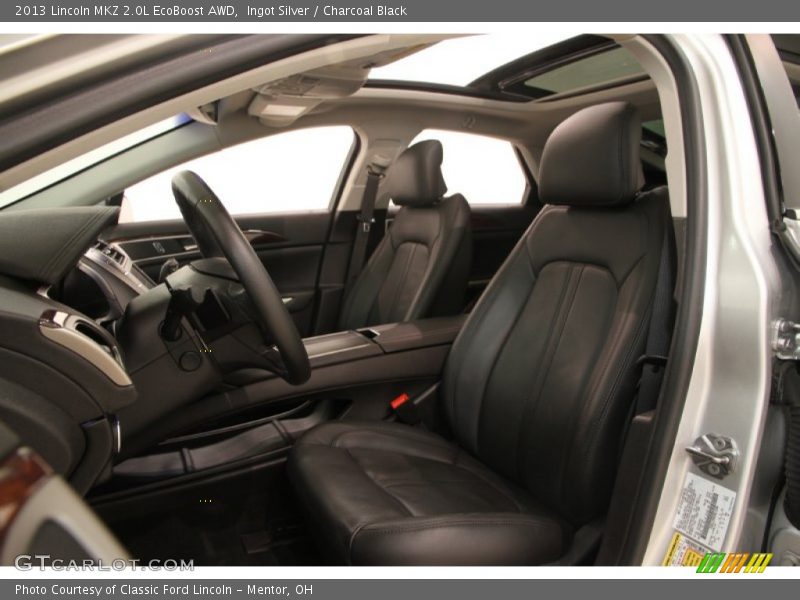 Ingot Silver / Charcoal Black 2013 Lincoln MKZ 2.0L EcoBoost AWD