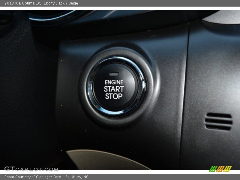 Ebony Black / Beige 2013 Kia Optima EX