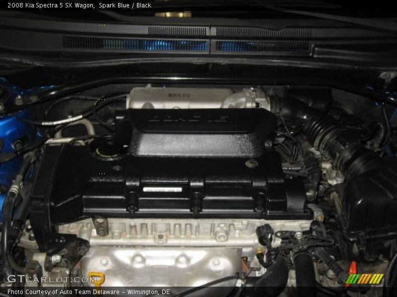 Spark Blue / Black 2008 Kia Spectra 5 SX Wagon