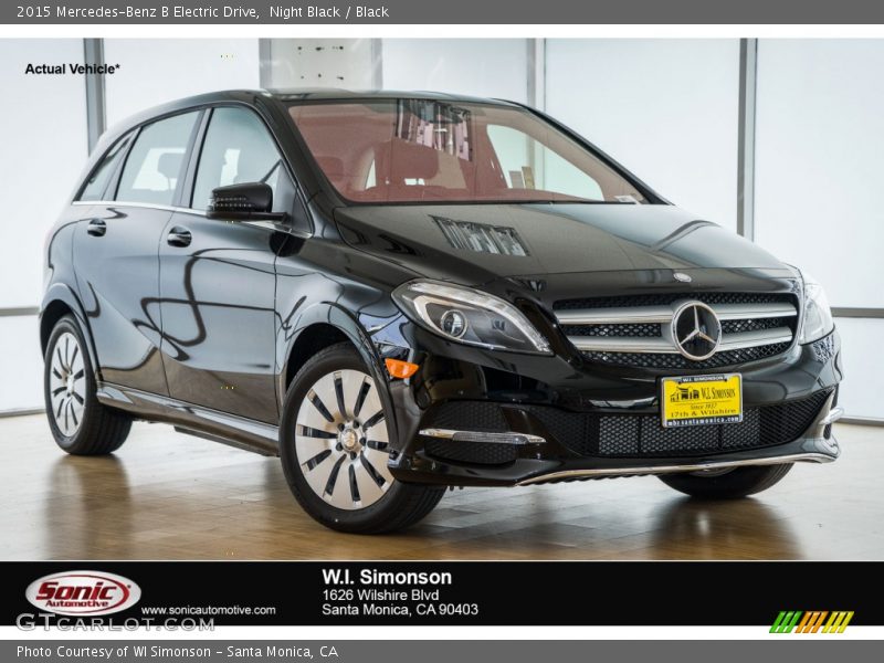 Night Black / Black 2015 Mercedes-Benz B Electric Drive