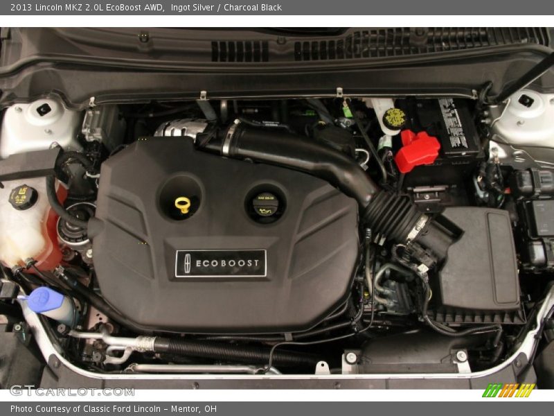 Ingot Silver / Charcoal Black 2013 Lincoln MKZ 2.0L EcoBoost AWD