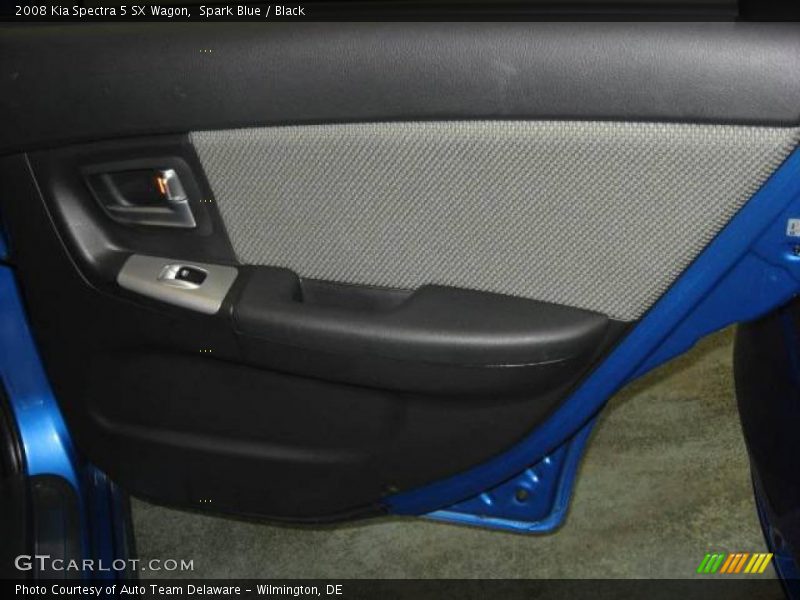 Spark Blue / Black 2008 Kia Spectra 5 SX Wagon