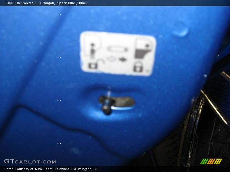 Spark Blue / Black 2008 Kia Spectra 5 SX Wagon