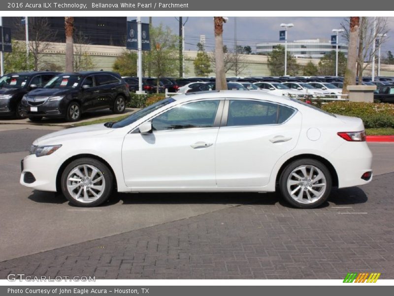 Bellanova White Pearl / Parchment 2016 Acura ILX Technology