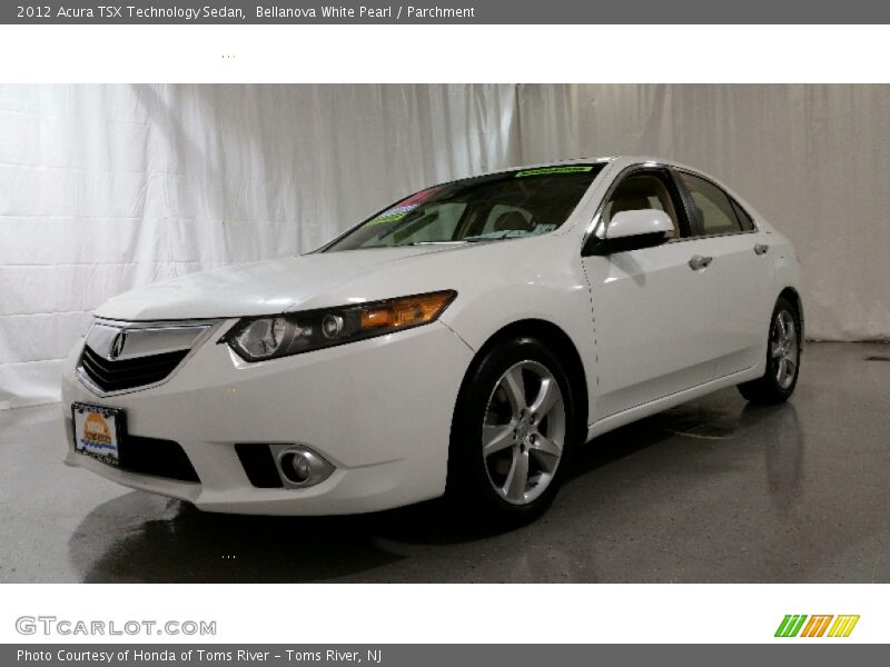 Bellanova White Pearl / Parchment 2012 Acura TSX Technology Sedan