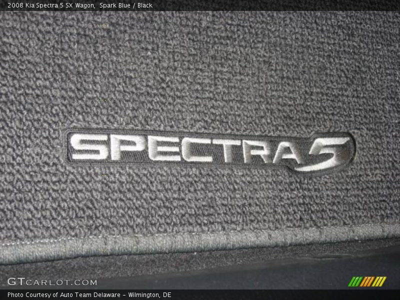 Spark Blue / Black 2008 Kia Spectra 5 SX Wagon