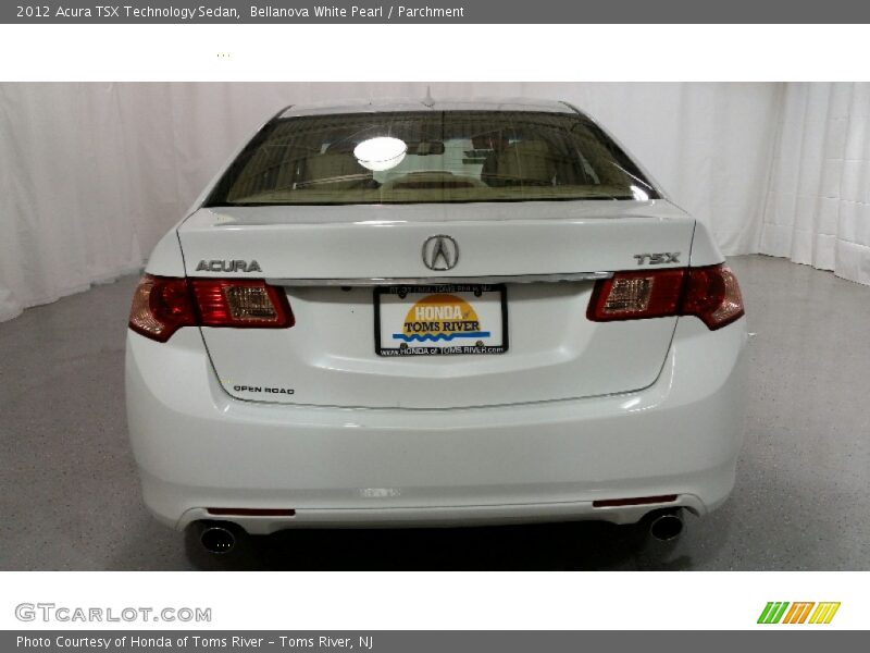 Bellanova White Pearl / Parchment 2012 Acura TSX Technology Sedan