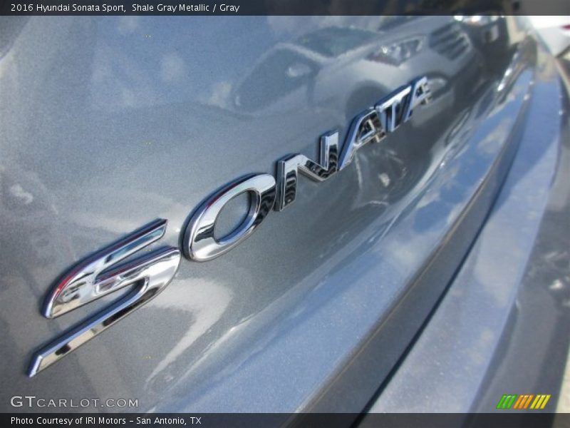 Shale Gray Metallic / Gray 2016 Hyundai Sonata Sport