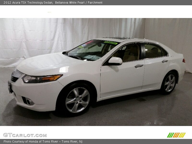 Bellanova White Pearl / Parchment 2012 Acura TSX Technology Sedan