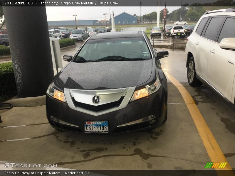 Grigio Gray Metallic / Taupe Gray 2011 Acura TL 3.5 Technology