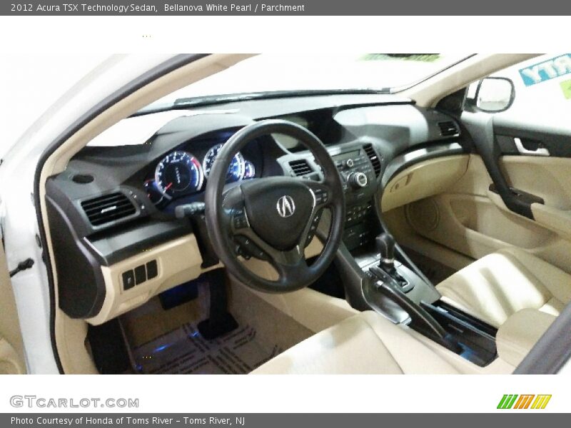 Bellanova White Pearl / Parchment 2012 Acura TSX Technology Sedan