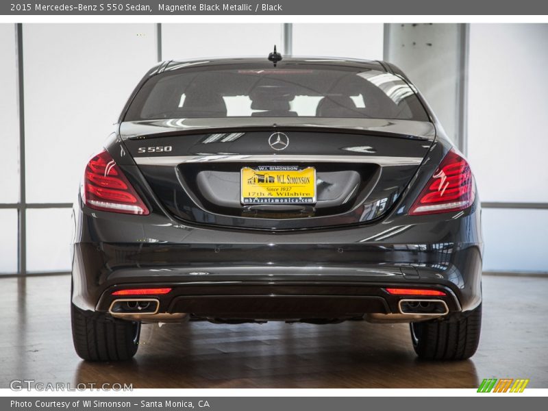 Magnetite Black Metallic / Black 2015 Mercedes-Benz S 550 Sedan