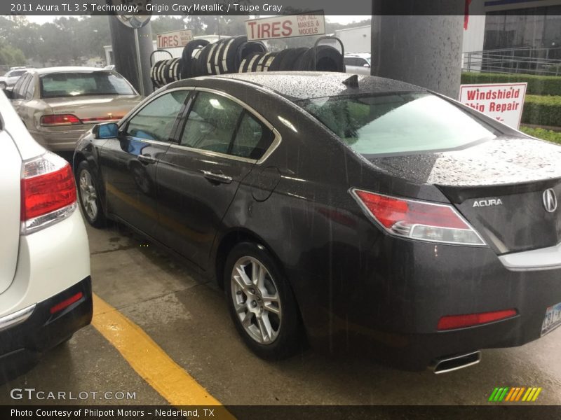 Grigio Gray Metallic / Taupe Gray 2011 Acura TL 3.5 Technology