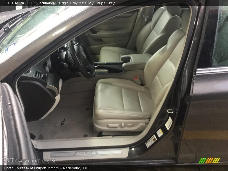Grigio Gray Metallic / Taupe Gray 2011 Acura TL 3.5 Technology