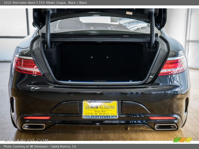 Black / Black 2015 Mercedes-Benz S 550 4Matic Coupe