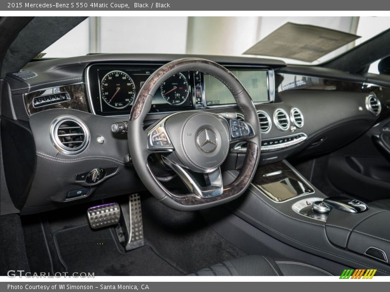 Black / Black 2015 Mercedes-Benz S 550 4Matic Coupe