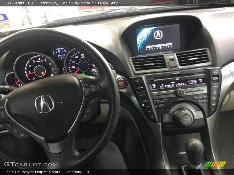Grigio Gray Metallic / Taupe Gray 2011 Acura TL 3.5 Technology