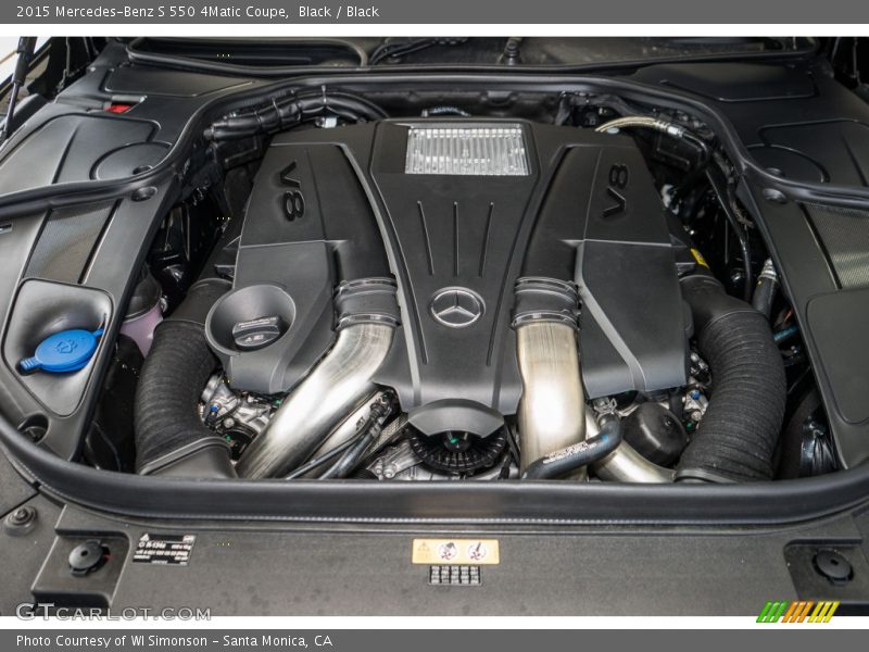  2015 S 550 4Matic Coupe Engine - 4.6 Liter biturbo DI DOHC 32-Valve VVT V8