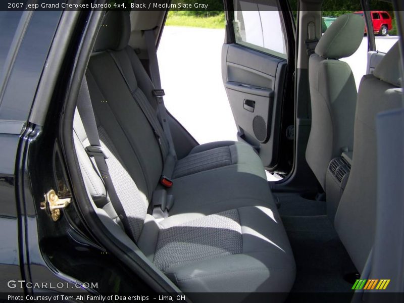 Black / Medium Slate Gray 2007 Jeep Grand Cherokee Laredo 4x4