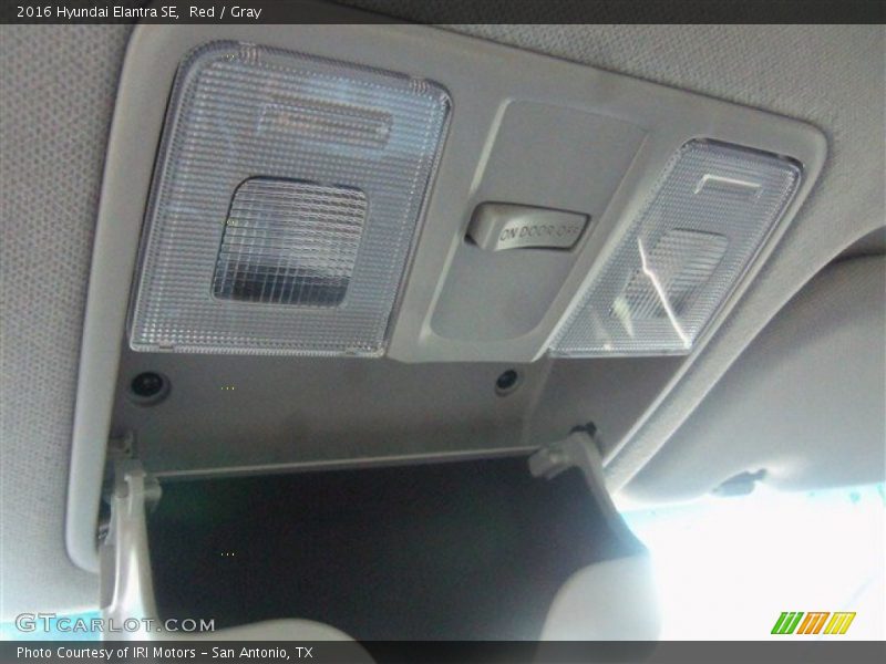 Red / Gray 2016 Hyundai Elantra SE