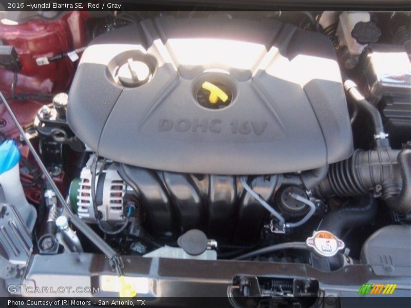 Red / Gray 2016 Hyundai Elantra SE