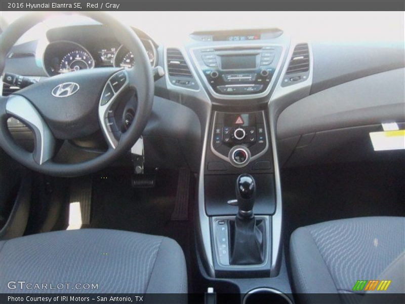 Red / Gray 2016 Hyundai Elantra SE