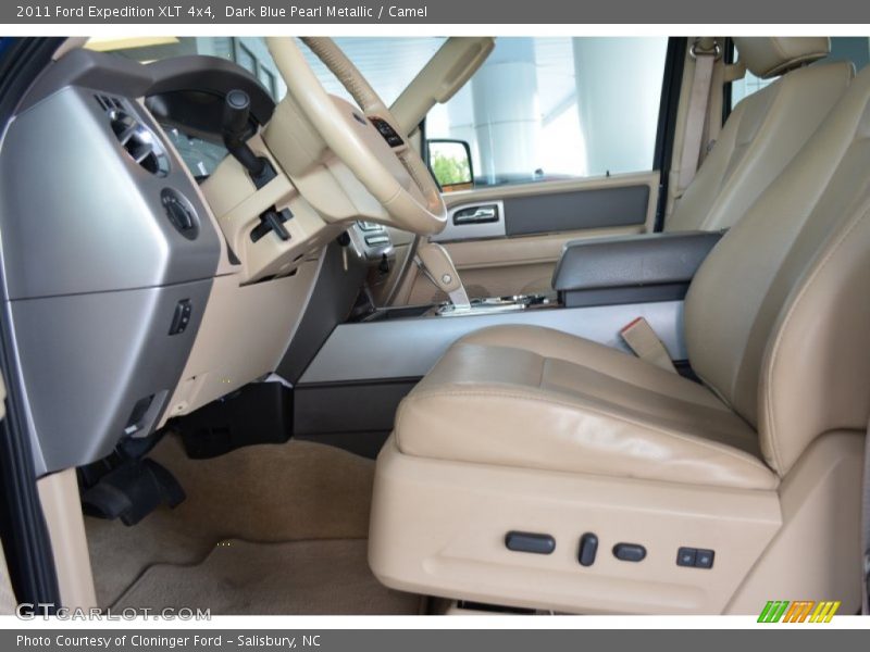 Dark Blue Pearl Metallic / Camel 2011 Ford Expedition XLT 4x4
