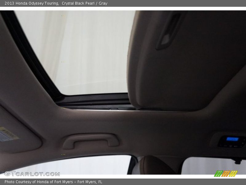 Crystal Black Pearl / Gray 2013 Honda Odyssey Touring
