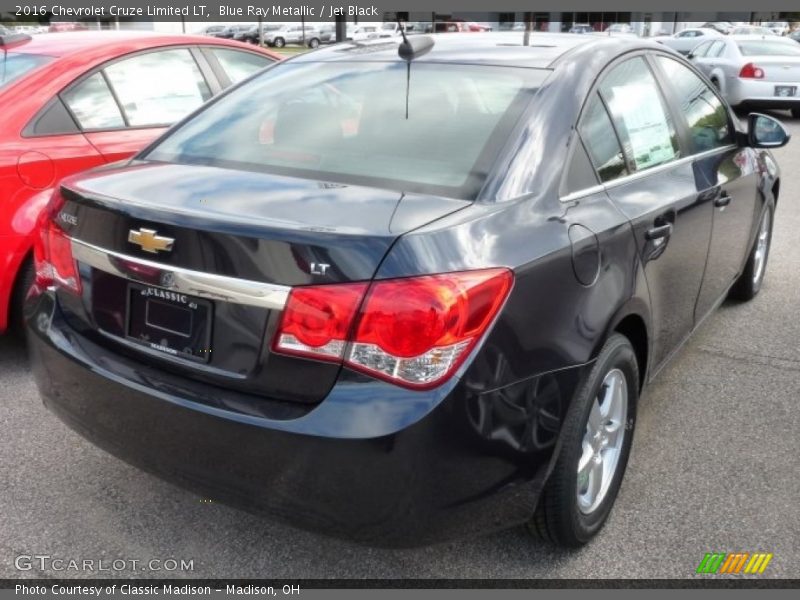 Blue Ray Metallic / Jet Black 2016 Chevrolet Cruze Limited LT