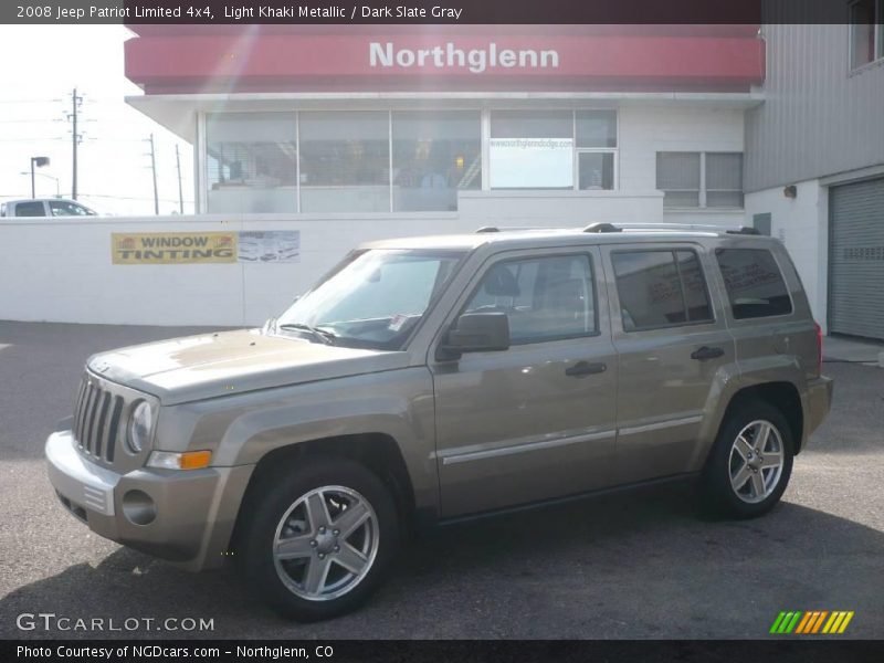 Light Khaki Metallic / Dark Slate Gray 2008 Jeep Patriot Limited 4x4