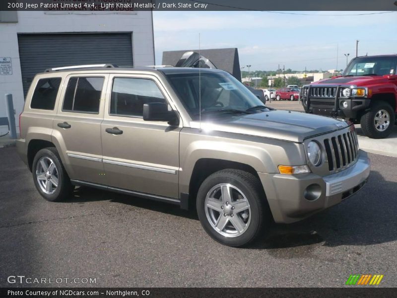 Light Khaki Metallic / Dark Slate Gray 2008 Jeep Patriot Limited 4x4