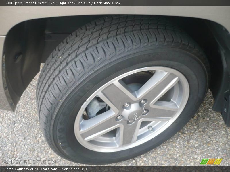 Light Khaki Metallic / Dark Slate Gray 2008 Jeep Patriot Limited 4x4
