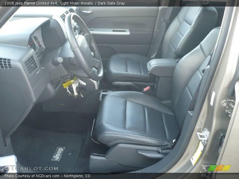Light Khaki Metallic / Dark Slate Gray 2008 Jeep Patriot Limited 4x4