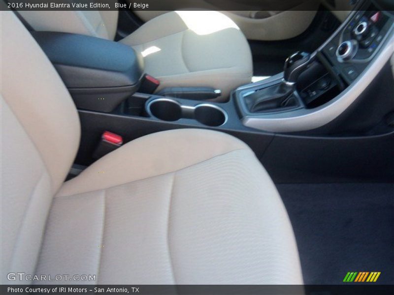 Blue / Beige 2016 Hyundai Elantra Value Edition