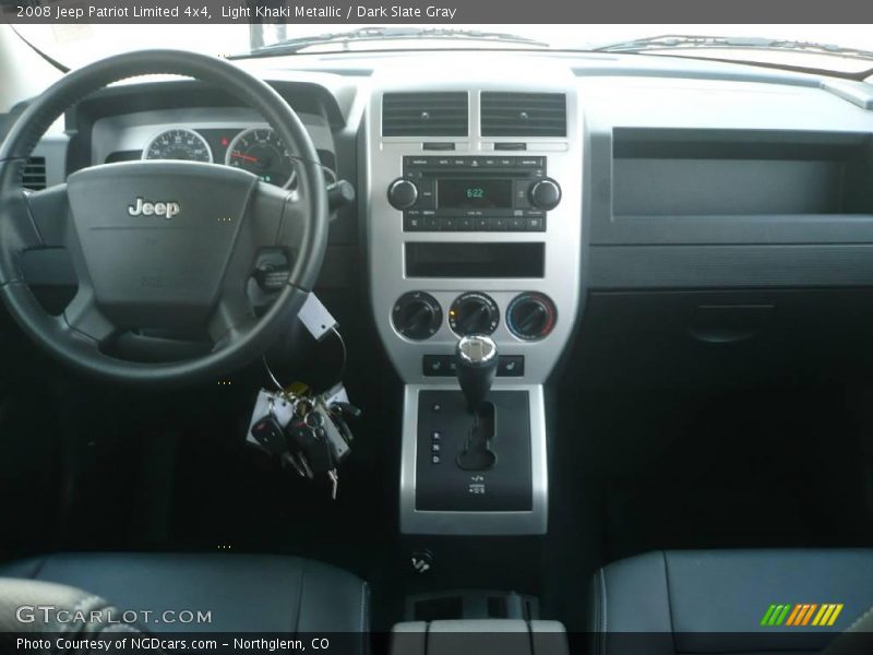 Light Khaki Metallic / Dark Slate Gray 2008 Jeep Patriot Limited 4x4