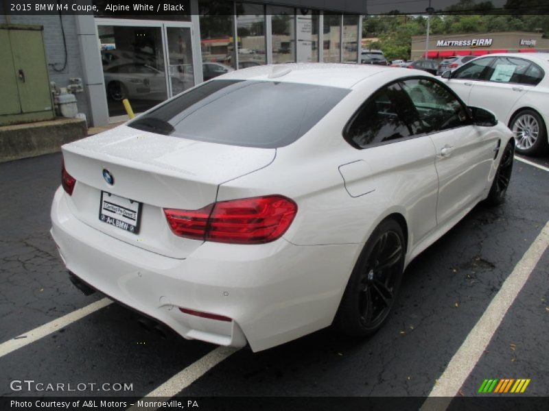 Alpine White / Black 2015 BMW M4 Coupe