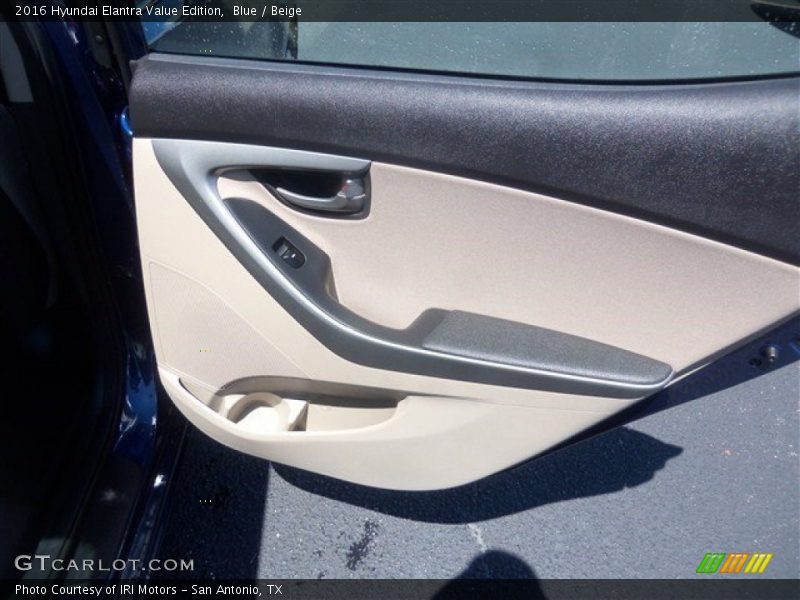 Blue / Beige 2016 Hyundai Elantra Value Edition
