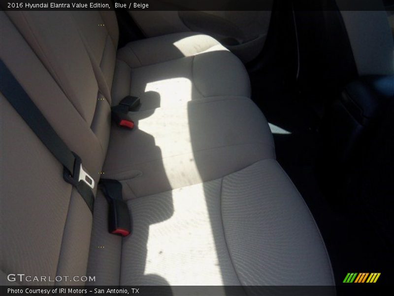 Blue / Beige 2016 Hyundai Elantra Value Edition